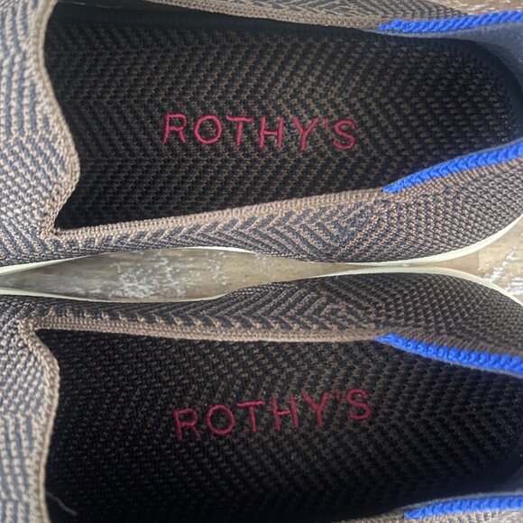 Rothys Womens Casual Knit Slip On Sneaker Size 9.5 Comfort Travel Minimalist - Picture 6 of 11